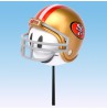 San Francisco 49ers Helmet Head Antenna Ball / Desktop Bobble Buddy (NFL) 